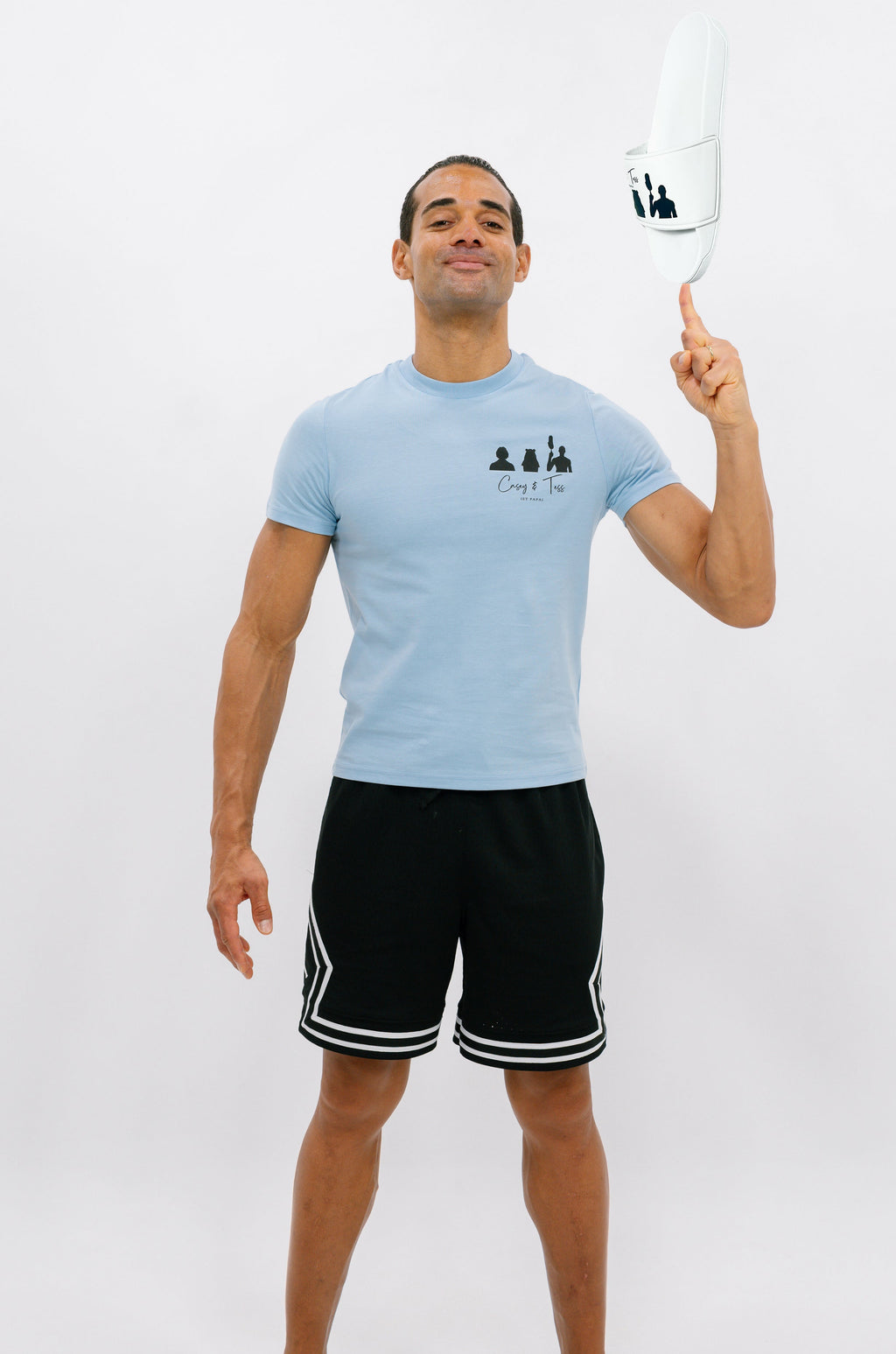 T-shirt officiel blanc "Casey & Tess (et papa)"